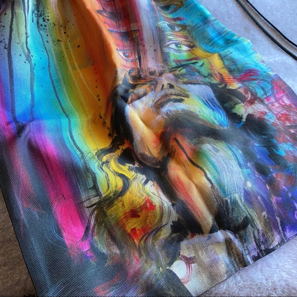 Canvas Drawstring Backpack - Picture 3 of 5